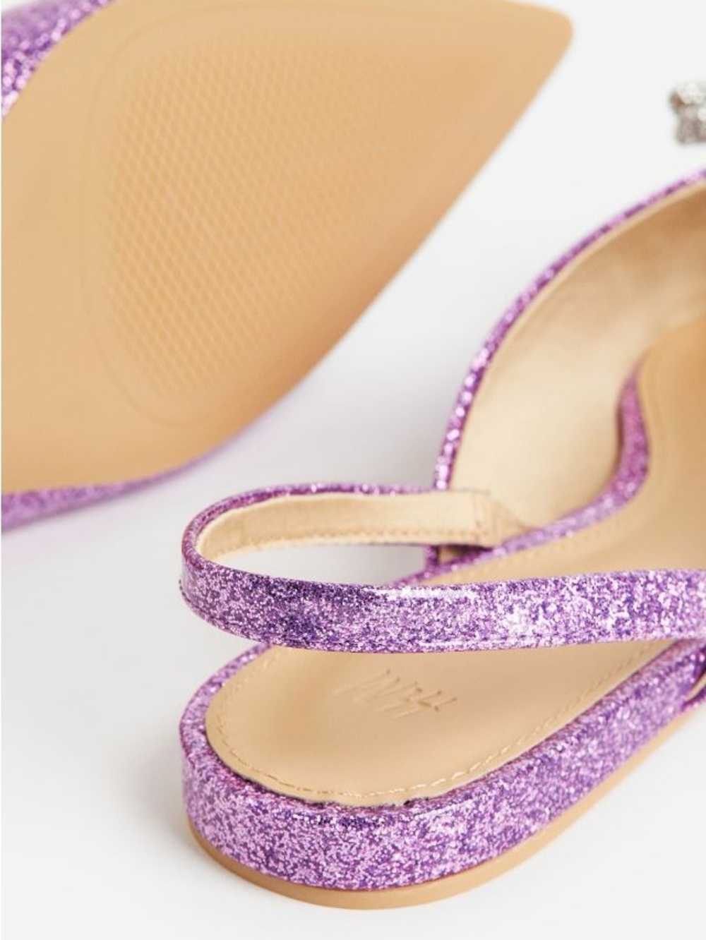 Glitter Slingback Flats - Picture 4 of 4